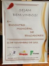 X Encontro Municipal de Educadores