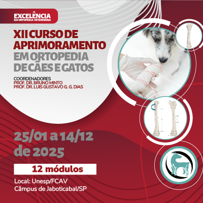 XII CURSO DE APRIMORAMENTO EM ORTOPEDIA DE CÃES E GATOS