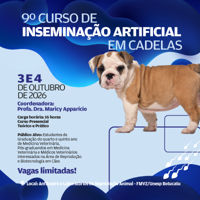 9º CURSO DE INSEMINAÇÃO ARTIFICIAL EM CADELAS