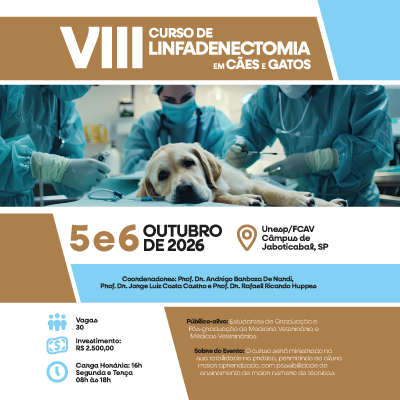 VIII CURSO DE LINFADENECTOMIA EM CÃES E GATOS