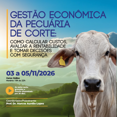 GESTÃO ECONÔMICA DA PECUÁRIA DE CORTE: COMO CALCULAR CUSTOS, AVALIAR A RENTABILIDADE E TOMAR DECISÕES COM SEGURANÇA